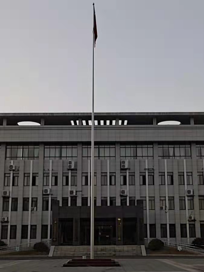机关单位21.8米锥形旗杆