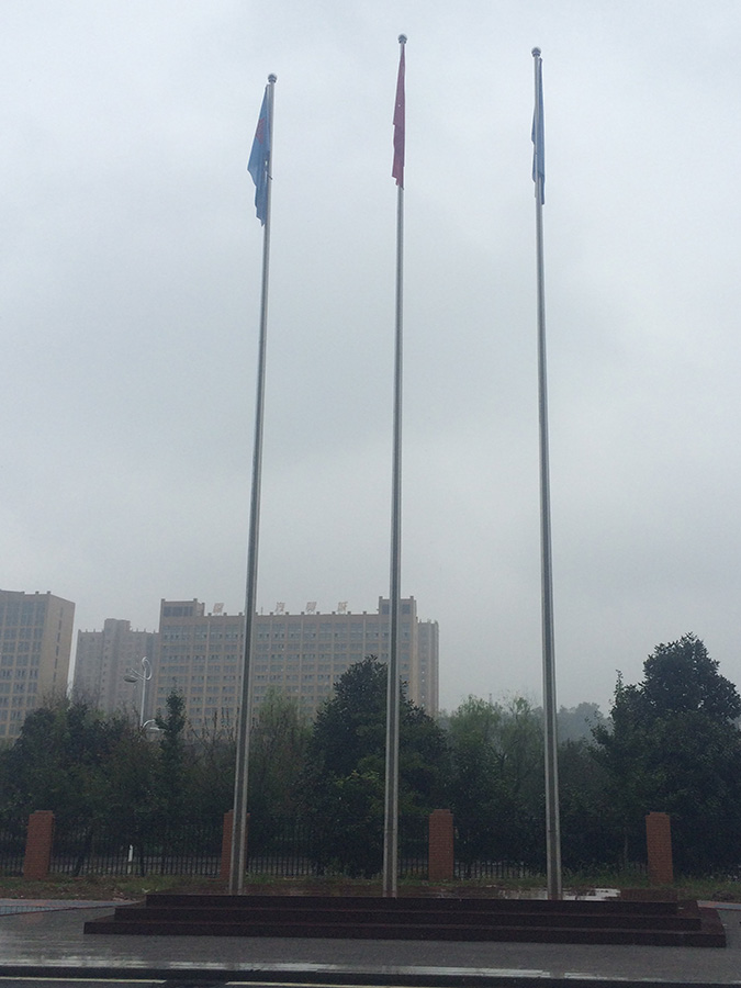 一隆集团15.8米锥形旗杆