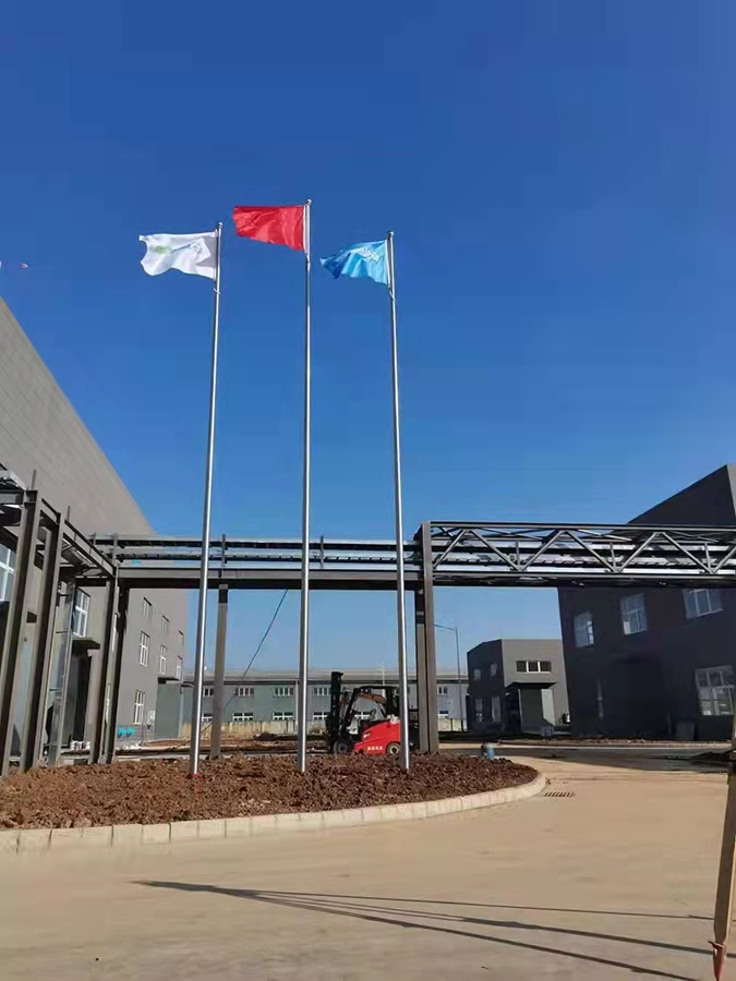 安徽光华表面技术12.8米锥形旗杆