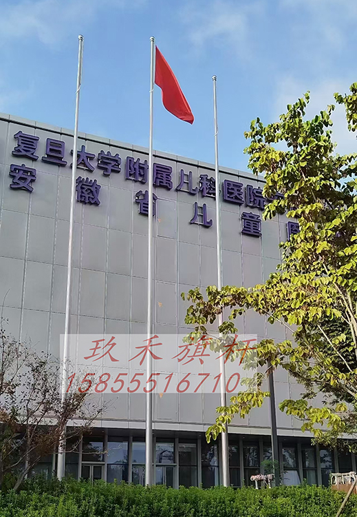 复旦大学安徽省儿童医院三支旗杆案例